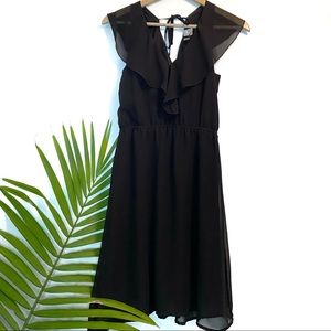 H&M Ruffled A-Line Dress